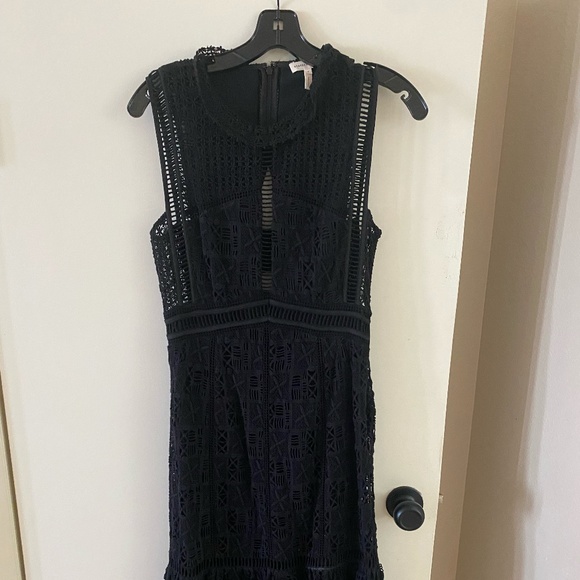 Rebecca Taylor Women's Crochet Dress - Picture 3 of 7